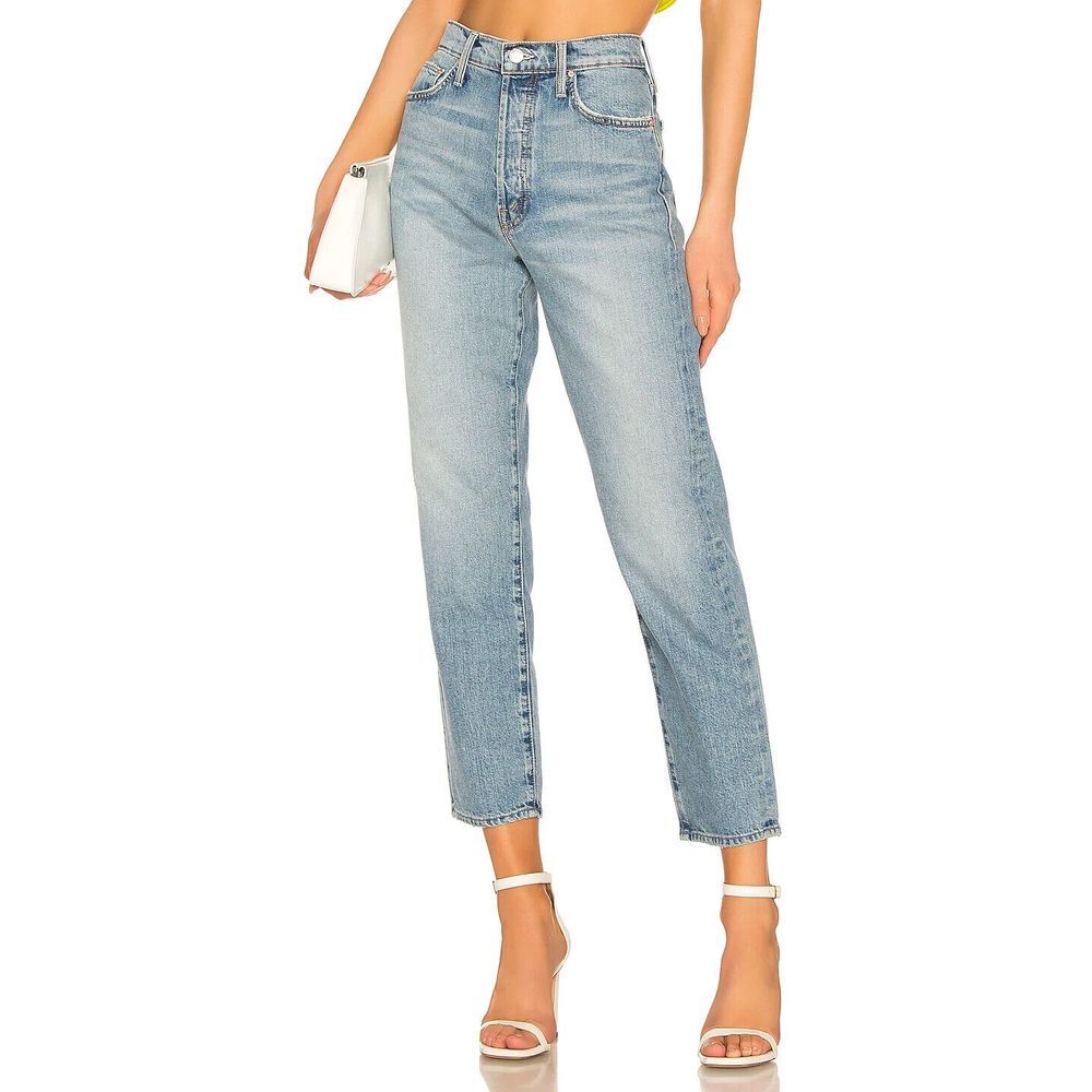 Mother The Huffy Flood Jeans Women 23 (Meas. 25x28) in Wicked Light Fading Whisk